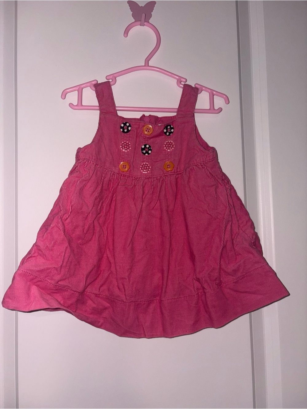 Baby Pink Button- dress Gymboree